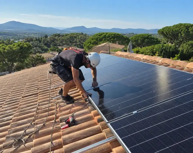 Installateur panneaux solaires La Roque-sur-Pernes — pose photovoltaïque sur toiture