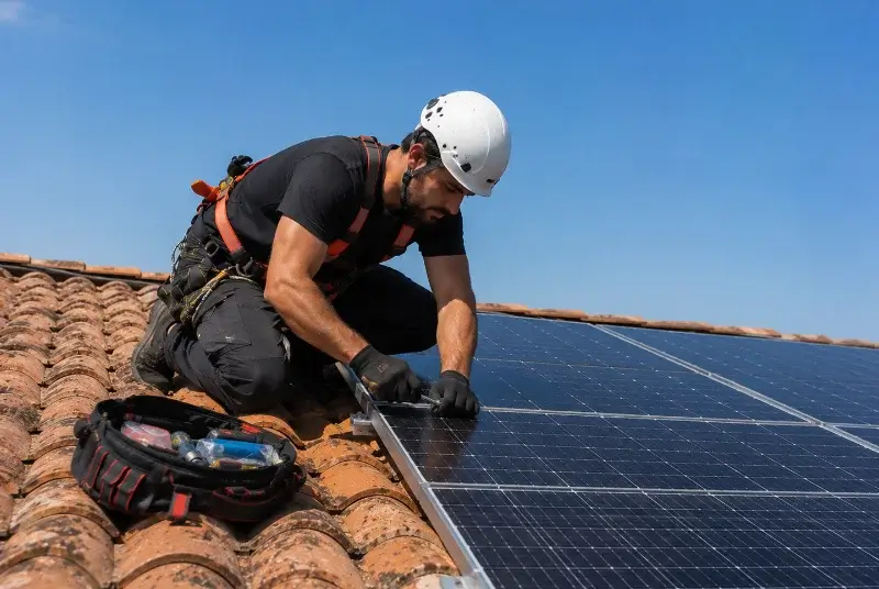 Maintenance et monitoring de panneaux solaires à la Roque-sur-Pernes
